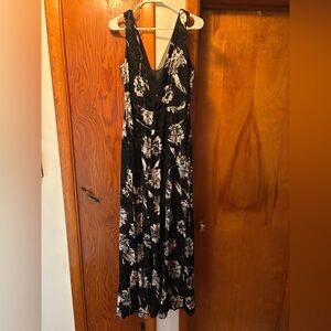 White House Black Market Floral Jumpsuit